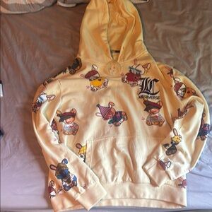 Yellow Graphic Hoodie